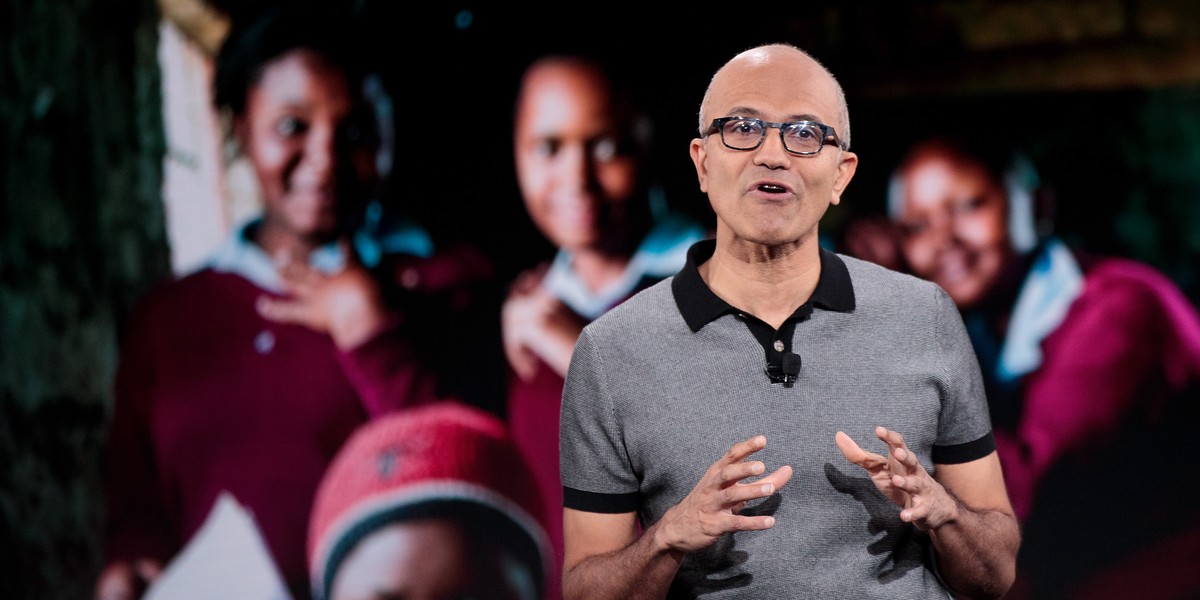 CEO Microsoftu Satya Nadella uważa, że "sztuczna inteligencja to technologia definiująca nasze czasy"