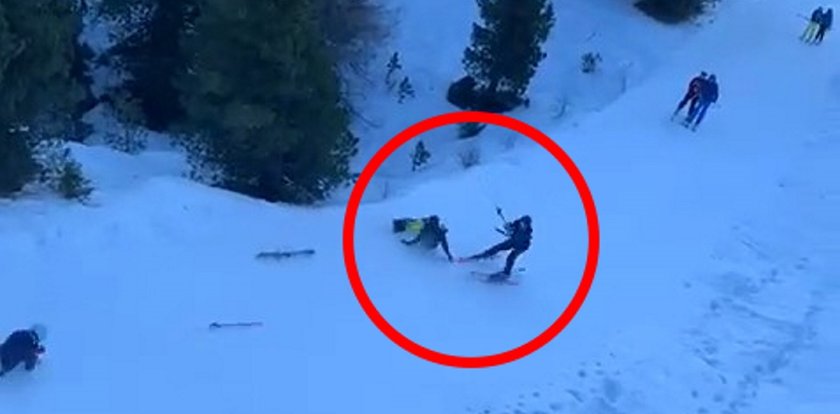 Dramat na stoku. Młody snowboardzista staranował narciarzy i uciekł. Zatrzymała go policja