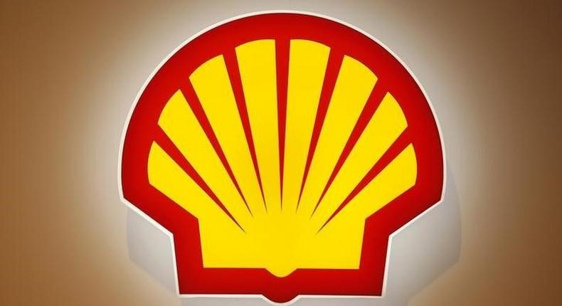 The logo of Shell is pictured at the 26th World Gas Conference in Paris, France, June 2, 2015. 