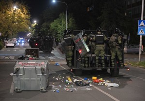 Protest na Novom Beogradu