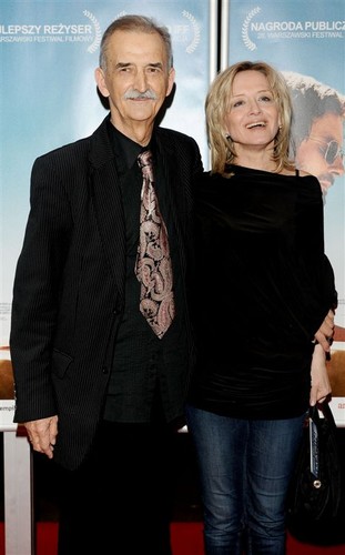 Marek Koterski i Małgorzata Bogdańska na premierze 'Imagine'
