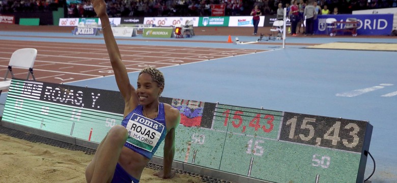 Ależ to jest wynik! Wenezuelka Yulimar Rojas z halowym rekordem świata w trójskoku