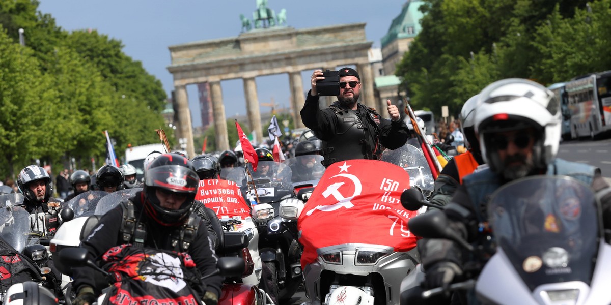 Alarm w Berlinie. Znów zjeżdżają tam "Nocne Wilki", motocyklowy gang Putina.