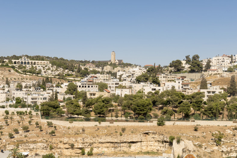 Widok na miasto Betlejem, Palestyna