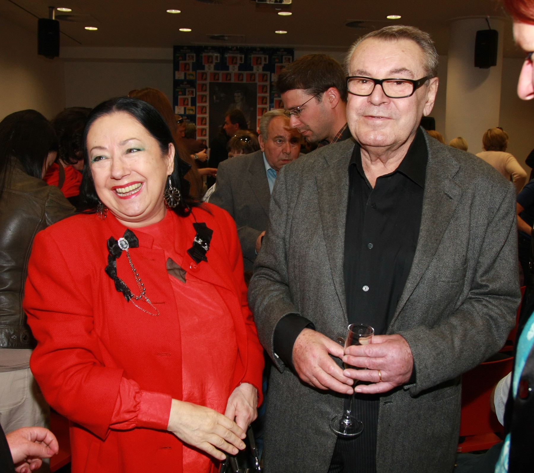 Giovanna Roklová a Miloš Forman. 