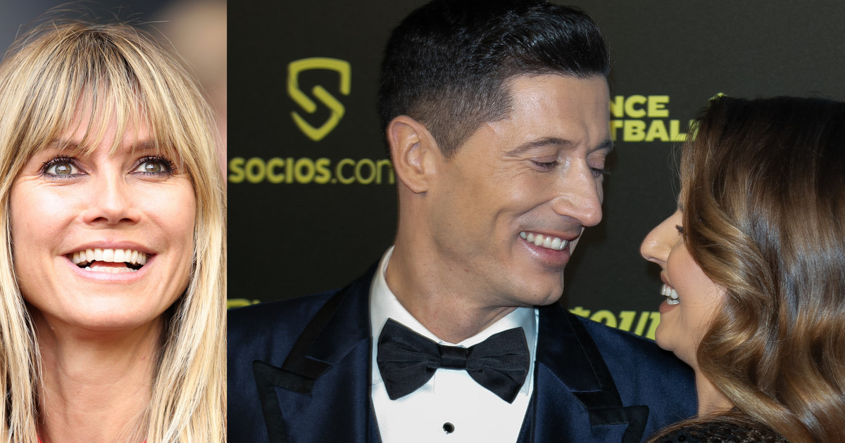 Robert Lewandowski pokazał zabawne zdjęcie z żoną.  Zareagowała Heidi Klum