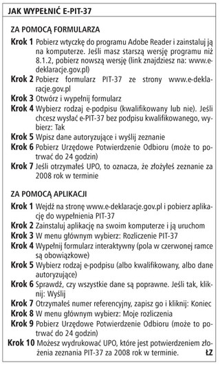 Jak złożyć zeznanie w ostatniej chwili