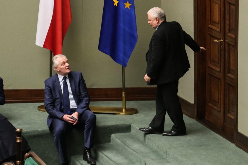 Jarosław Gowin i Jarosław Kaczyński