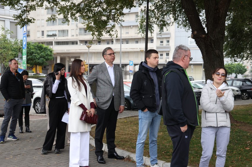 Aleksandar Vučić na glasanju