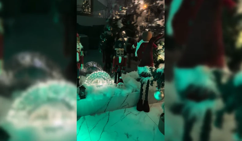 KOD DEJANA DRAGOJEVIĆA SVE PRŠTI ZA NOVU GODINU  Ljubi devojku, a iza njih jelka sa medvedićima: Pogledajte kako su okitili celu kuću