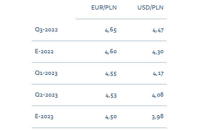 Kurs EUR/PLN i EUR/USD - prognozy Ebury