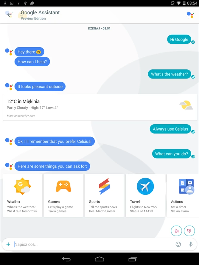 Google Assistant w Google Allo