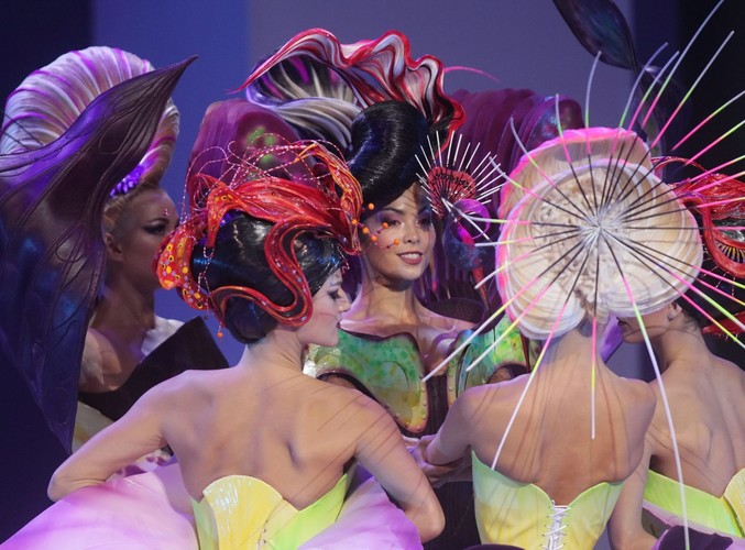 Pokaz fryzjerstwa w Moskwie