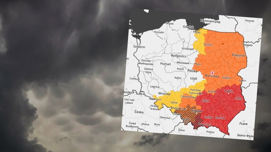IMGW. Pogoda na niedzielę. Ostrzeżenia przed burzami i ulewami
