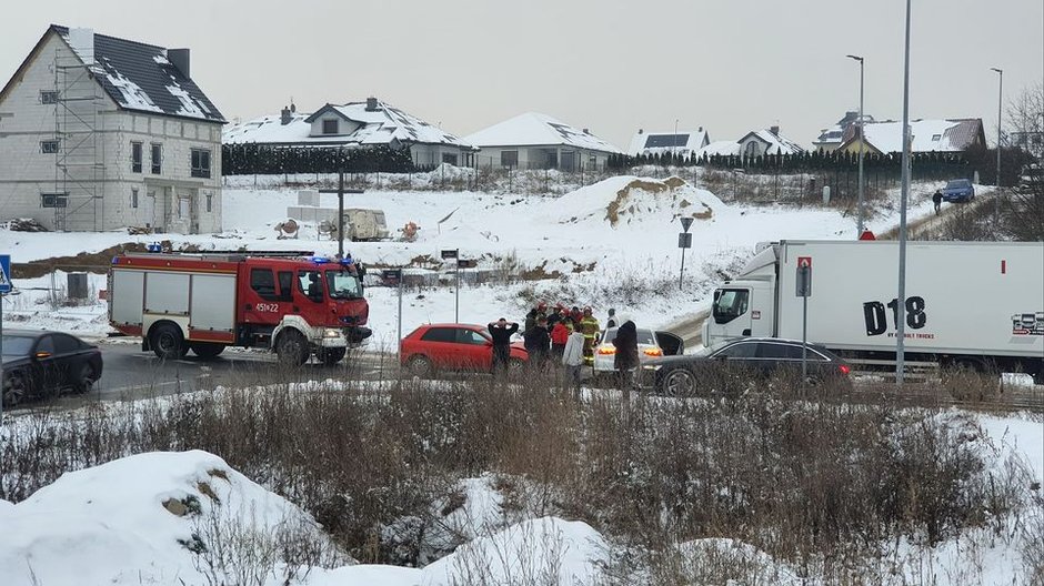 Sprawcą wypadku był 18-letni kierowca audi