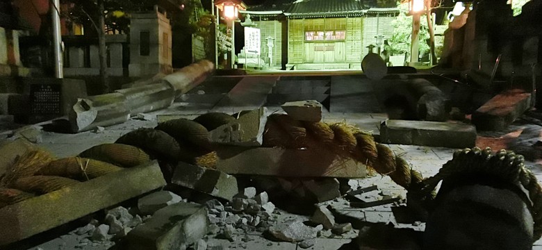 Silne trzęsienie ziemi w Japonii. Podano wstępny bilans