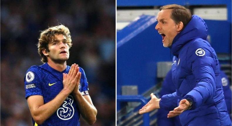 Marcos Alonso and Thomas Tuchel were involved in a bust-up which could result in the Spaniard leaving Chelsea