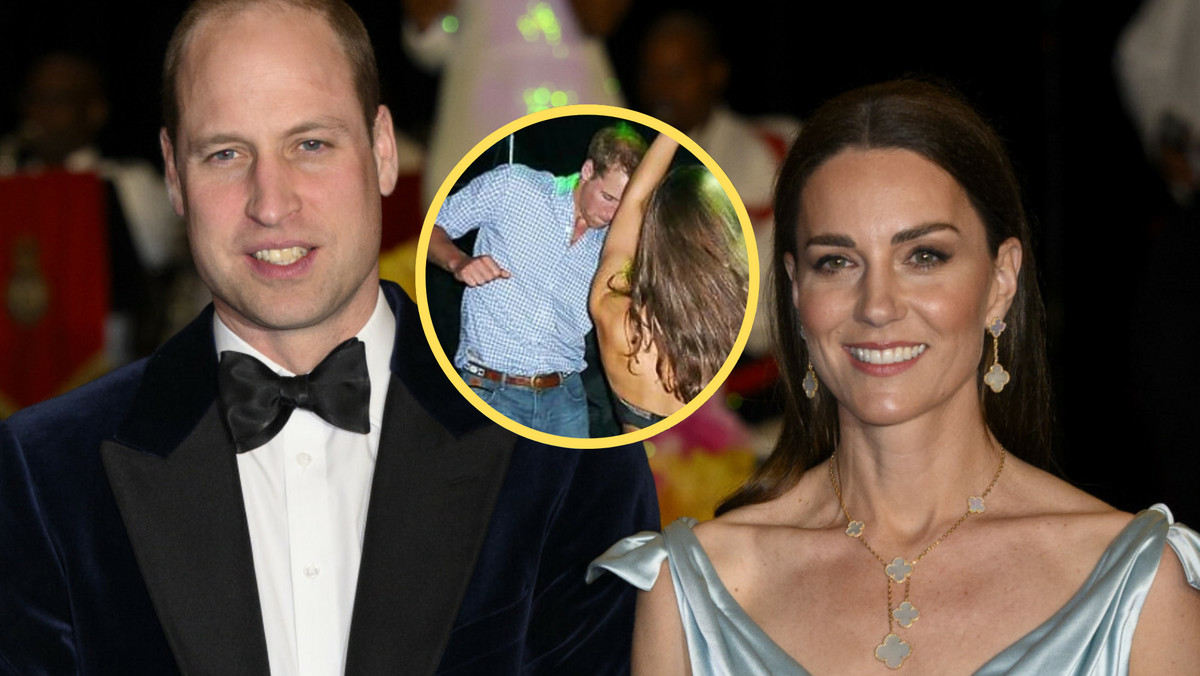 Kate Middleton na imprezie z księciem Williamem. Jest nagranie