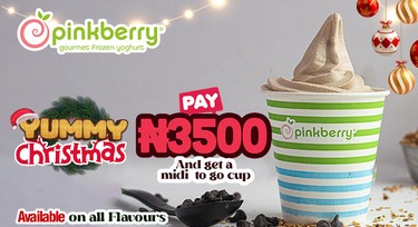 Have a Merry Berry Christmas with Pinkberry’s Sweet Banana Caramel Yogurt & festive December deals