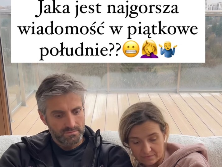 Widok rolki zamieszczonejna profilu Joanny Koroniewskiej-Dowbor na Instagramie