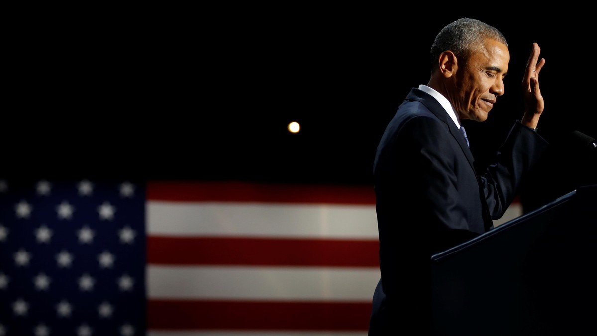 Obama delivers his farewell address in Chicago