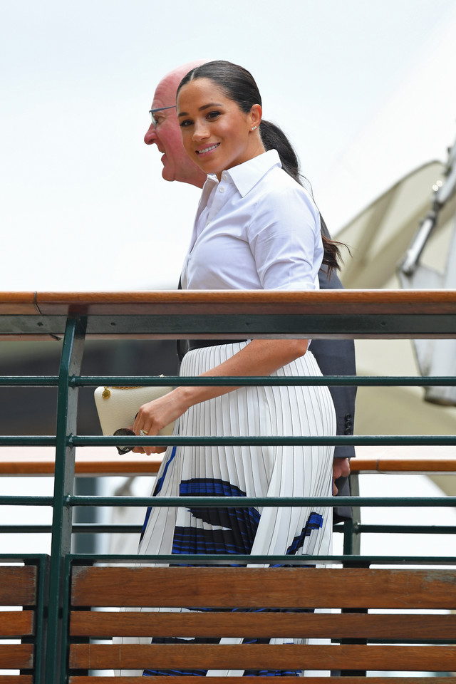 Księżna Meghan na Wimbledonie