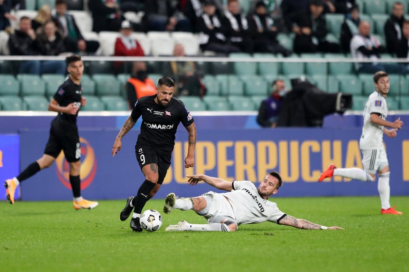 Pilka nozna. Superpuchar. Legia Warszawa - Cracovia. 09.10.2020