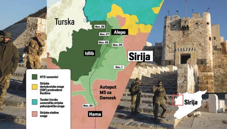 Sirija, mapa