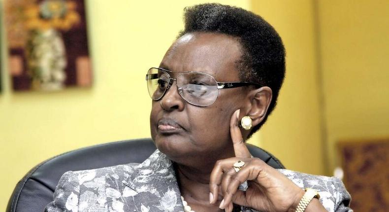Janet Museveni, the Minister of Education and Sports