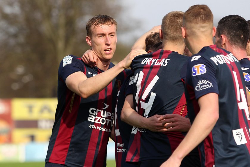 Pilka nozna. Ekstraklasa. Pogon Szczecin - Bruk-Bet Termalica Nieciecza. 15.04.2018