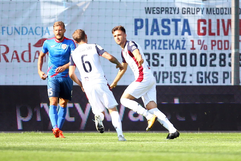 Pilka nozna. Ekstraklasa. Piast Gliwice - Pogon Szczecin. 22.07.2017