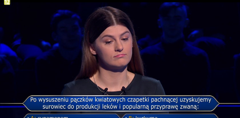 "Milionerzy" – Małgosia odpadła na pytaniu o goździki! Było warte 40 tysięcy