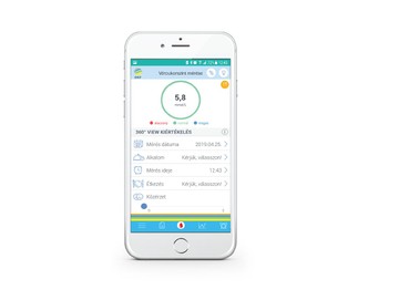 A készüléket bluetooth-szal lehet az alkalmazáshoz csatlakoztatni 