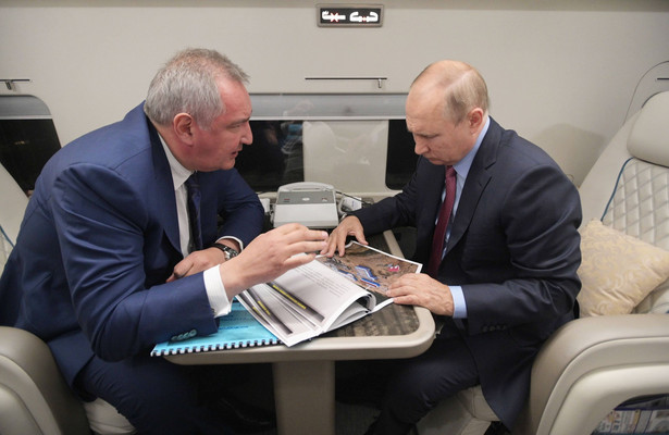 Dmitrij Rogozin i Władimir Putin