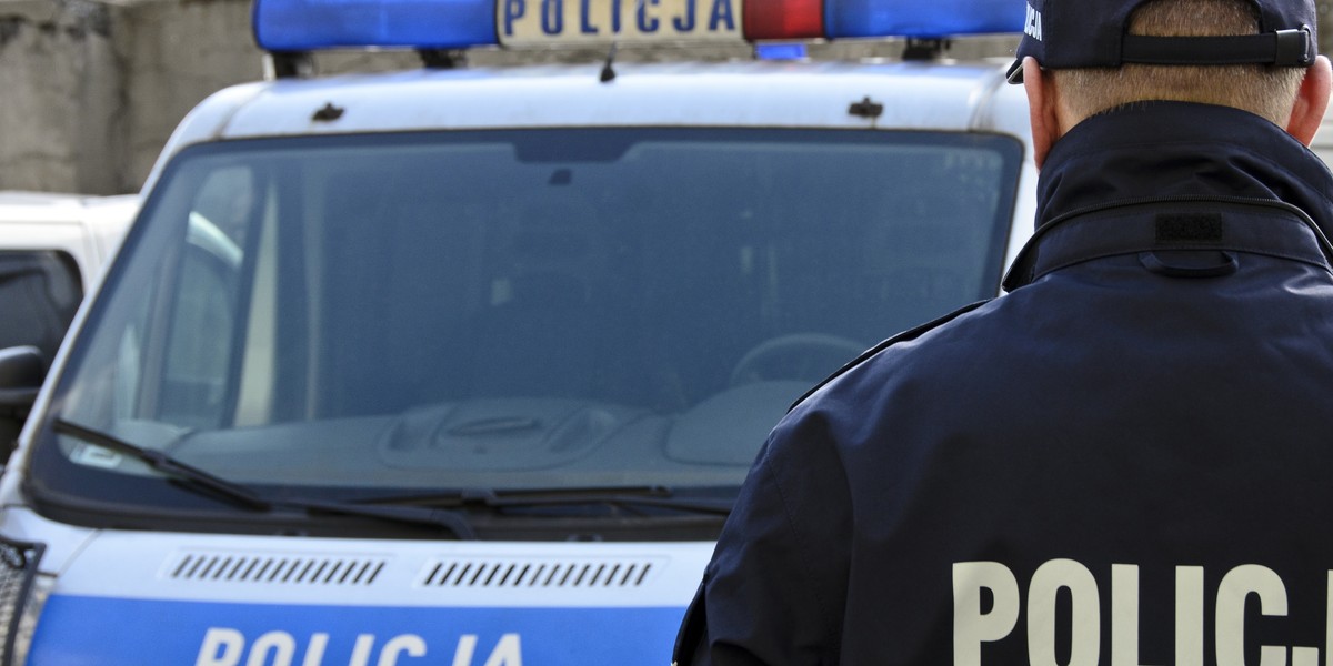 Drama in Sosnowiec. Police had to use firearms to stop a man with a machete. The attacker died. Illustrative photo.