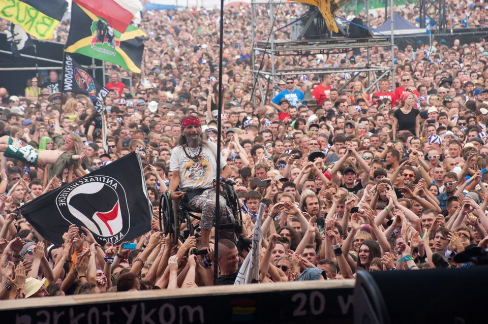 Publiczność na Przystanku Woodstock (fot. Arek Drygaś/wosp.org.pl)