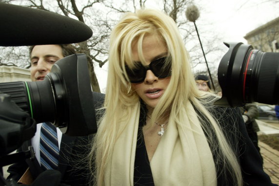 Anna Nicole Smith przed rozprawą sądową (2006)