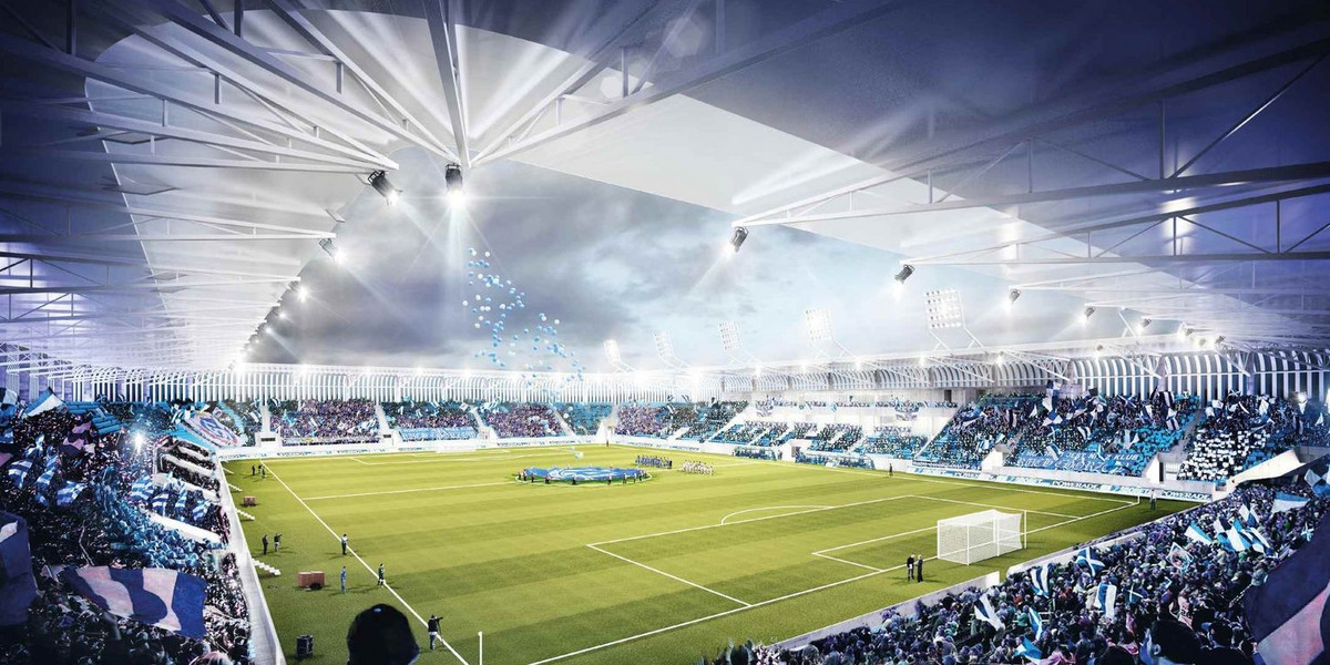 Projekt nowego stadionu Ruchu Chorzów