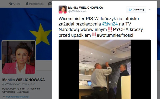 Kto awanturował się na lotnisku? Wiceminister PiS czy suweren w adidasach? [KOMENTARZ]