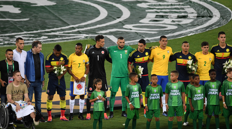 A jótékonysági meccset a brazilok nyerték / Fotó: AFP