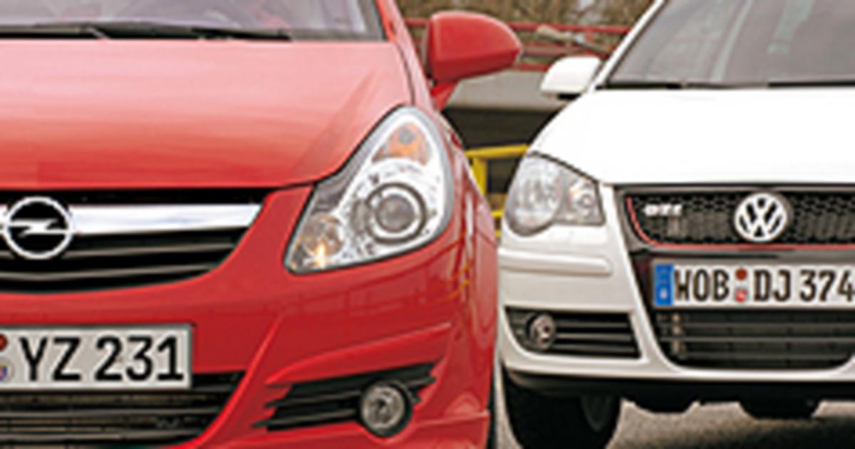 Opel Corsa 1.6 GSi & VW Polo 1.8 GTI GSi czy może GTI?