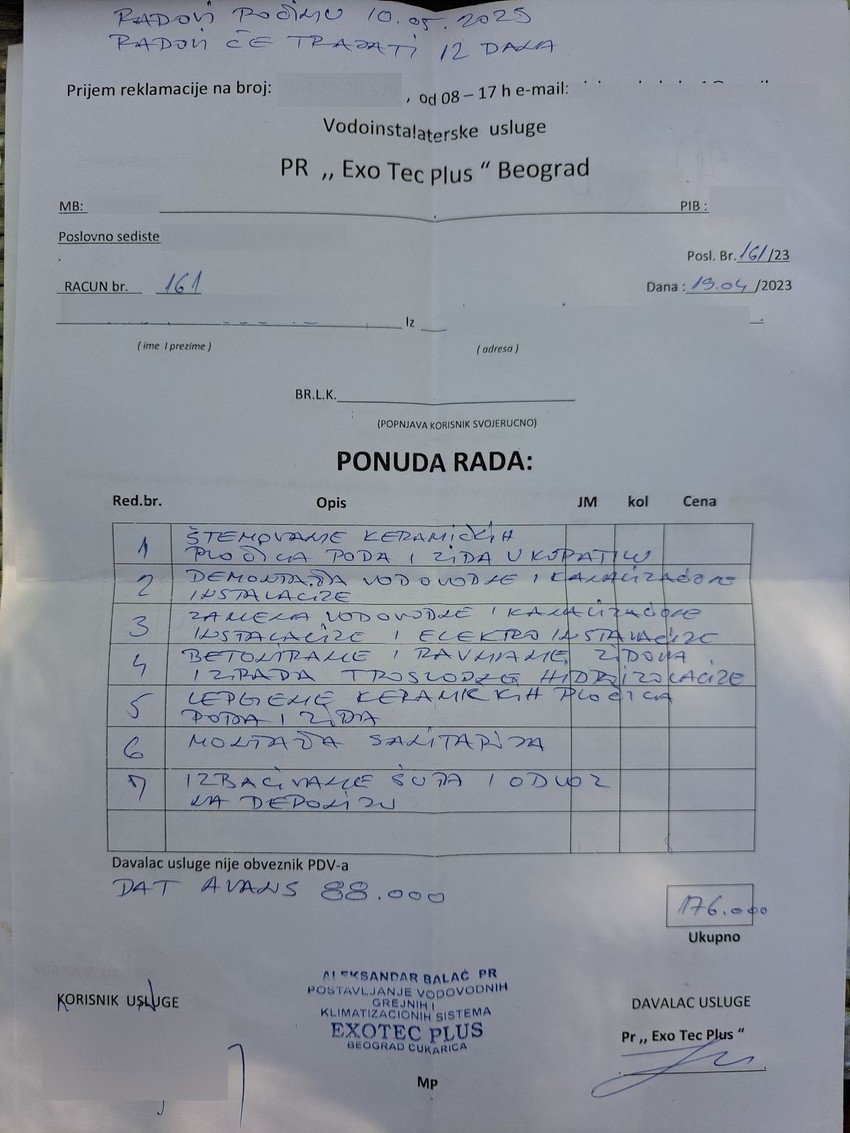 Ugovor koji je Beograđanin potpisao