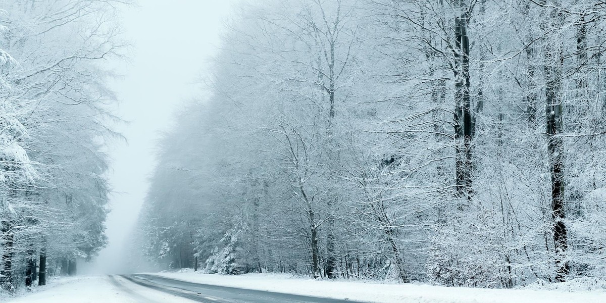 Śnieg i deszcz ze śniegiem pod koniec listopada