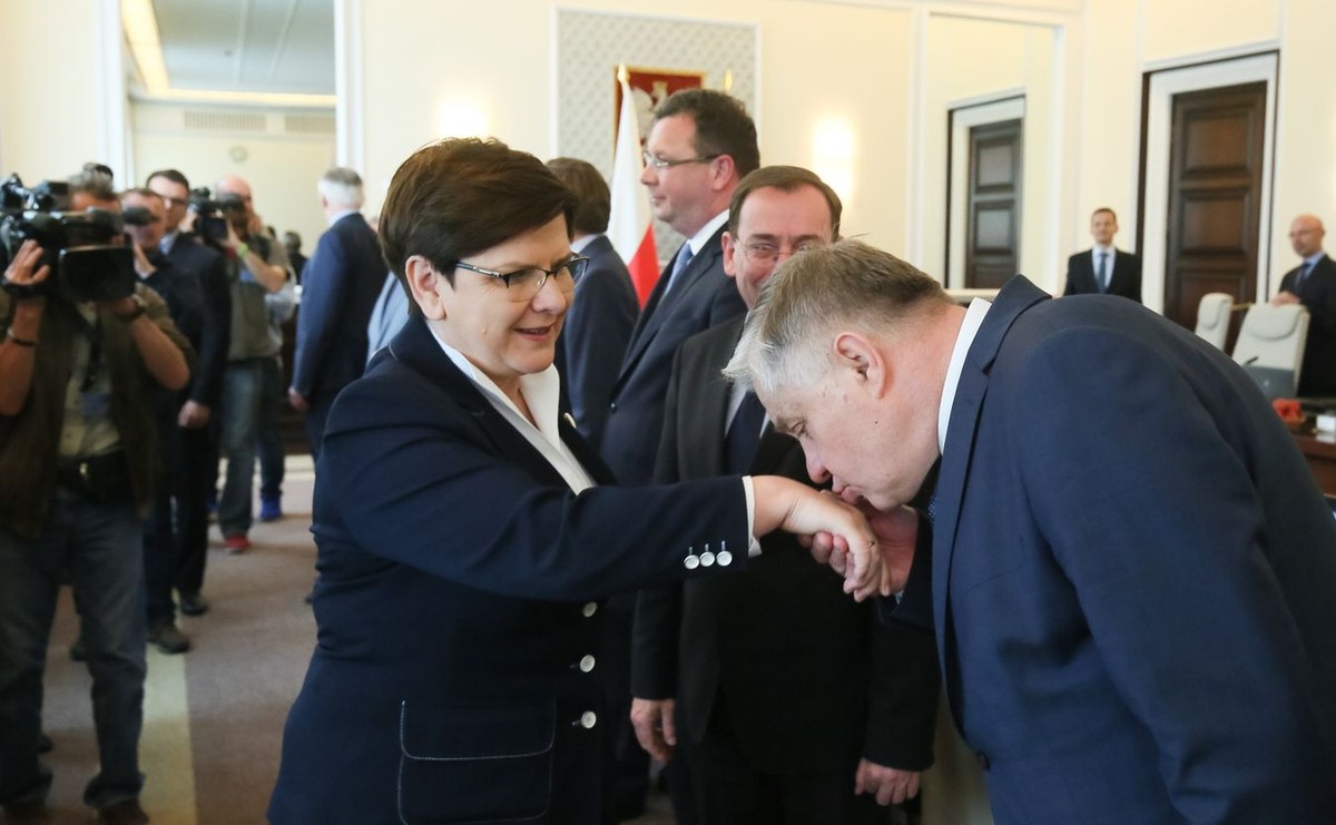 Beata Szydło i Krzysztof Jurgiel