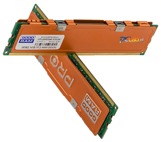 Moduły DDR2 to wyrób firmy GOODRAM