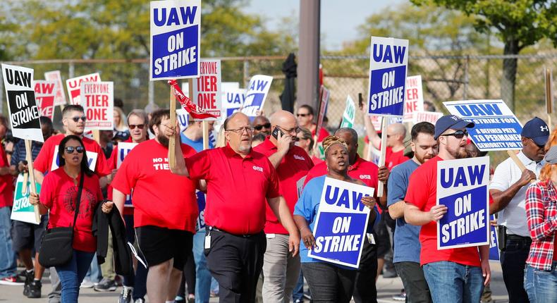 The United Auto Workers union last went on strike at General Motors in 2019.Reuters