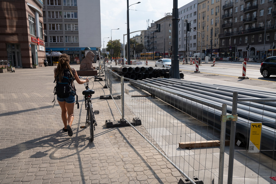 Tramwaj na WIlanów - najnowsze zdjęcia z budowy