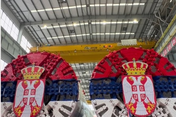 TBM mašine "krtice" za beogradski metro već spremne u Kini, u junu stižu u Srbiju: Evo kako izgledaju (VIDEO)