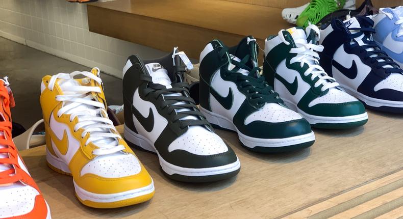 Nike remains the most popular sneaker brand for teenagers, according to the most recent Piper Sandler survey.Jakub Porzycki/NurPhoto/Getty Images