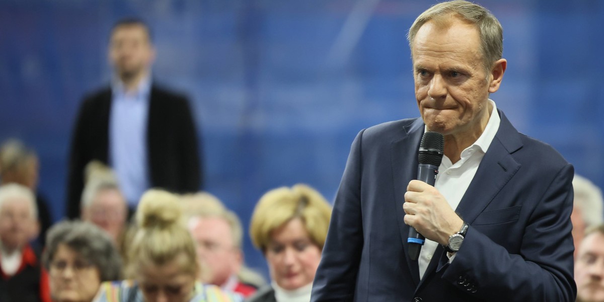 Donald Tusk miał problem w Bytomiu. Co powiedział do niego mężczyzna na sali?